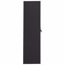 vidaXL Wardrobe Anthracite Steel Bedroom Clothing Cabinet Hanger Organiser