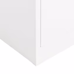 vidaXL Locker Cabinet White Steel Office Furniture Storage Organiser Wardrobe - Additional view 6