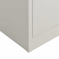 vidaXL Locker Cabinet Light Grey Steel Office Furniture Storage Organiser - Additional view 6