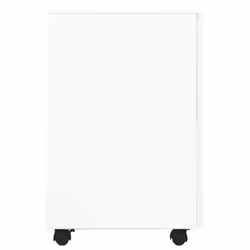 vidaXL Mobile File Cabinet White Steel Office File Storage Filing Cabinet - Additional view 3