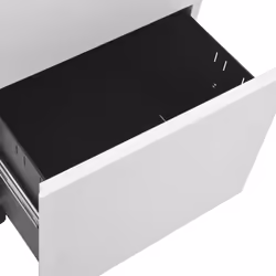 vidaXL Mobile File Cabinet Light Grey Steel Office File Storage Filing Cabinet - Additional view 6