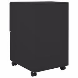 vidaXL Mobile File Cabinet Anthracite Steel Office Filing File Storage Cabinet - Additional view 4
