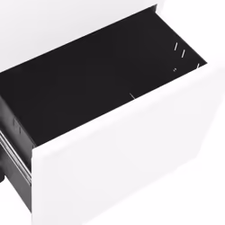 vidaXL Mobile File Cabinet White Steel Office File Storage Filing Cabinet - Additional view 6