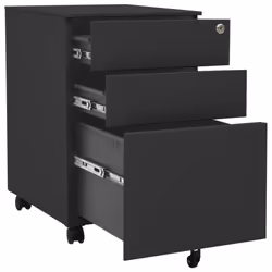 vidaXL Mobile File Cabinet Anthracite Steel Office Storage Filing Cabinet - Additional view 5