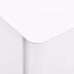 vidaXL Mobile File Cabinet White Steel Modern Office Storage Filing Cabinet