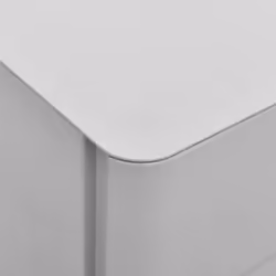 vidaXL Mobile File Cabinet Light Grey Steel Office Storage Filing Cabinet