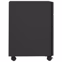 vidaXL Mobile File Cabinet Anthracite Steel Office Storage Filing Cabinet - Additional view 5