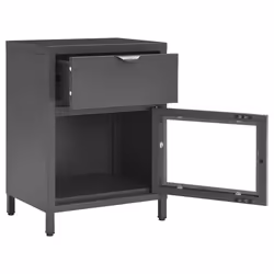 VidaXL 336054 nightstand/bedside table Anthracite - Additional view 6
