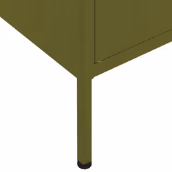 vidaXL Storage Cabinet Olive Green Steel Home Sideboard Cupboard Bookcase - Additional view 7