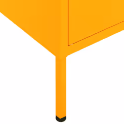 vidaXL Storage Cabinet Mustard Yellow Steel Home Sideboard Cupboard Bookcase - Additional view 7