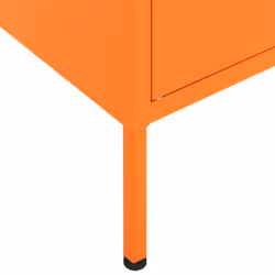 vidaXL Storage Cabinet Orange Steel Living Room Sideboard Cupboard Bookcase - Additional view 7