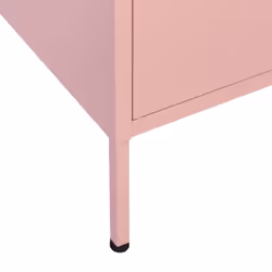 vidaXL Storage Cabinet Pink Steel Living Room Sideboard Cupboard Bookcase - Additional view 7