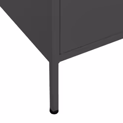 vidaXL Storage Cabinet Anthracite Steel House Sideboard Cupboard Bookcase - Additional view 7