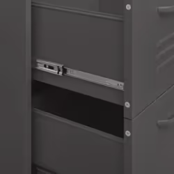 vidaXL Drawer Cabinet Anthracite Steel Sideboard Bookcase Storage Cabinet