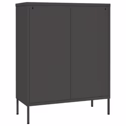vidaXL Drawer Cabinet Anthracite Steel Sideboard Bookcase Storage Cabinet - Additional view 5
