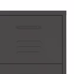 vidaXL Drawer Cabinet Anthracite Steel Sideboard Bookcase Storage Cabinet - Additional view 7