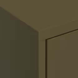 vidaXL Storage Cabinet Olive Green Steel Home Sideboard Cupboard Bookcase