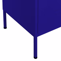 vidaXL Storage Cabinet Navy Blue Steel Living Room Sideboard Cupboard Bookcase - Additional view 8
