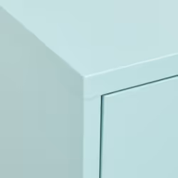vidaXL Storage Cabinet Mint Steel Living Room Sideboard Cupboard Bookcase