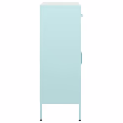 vidaXL Storage Cabinet Mint Steel Living Room Sideboard Cupboard Bookcase - Additional view 5