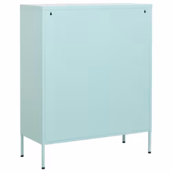 vidaXL Storage Cabinet Mint Steel Living Room Sideboard Cupboard Bookcase - Additional view 6