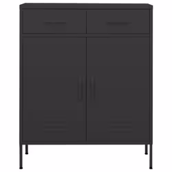 vidaXL Storage Cabinet Anthracite Steel House Sideboard Cupboard Bookcase - Additional view 4