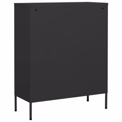 vidaXL Storage Cabinet Anthracite Steel House Sideboard Cupboard Bookcase - Additional view 6