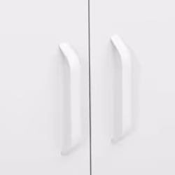 vidaXL Storage Cabinet White Steel Sideboard Bookcase Cupboard Display Cabinet