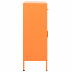 vidaXL Storage Cabinet Orange Steel Living Room Sideboard Cupboard Bookcase - Additional view 5