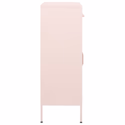 vidaXL Storage Cabinet Pink Steel Living Room Sideboard Cupboard Bookcase - Additional view 5