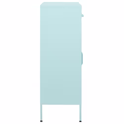 vidaXL Storage Cabinet Mint Steel Living Room Sideboard Cupboard Bookcase - Additional view 5