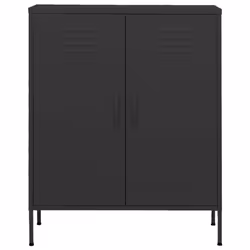 vidaXL Storage Cabinet Anthracite Steel House Sideboard Cupboard Bookcase - Additional view 4