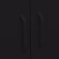 vidaXL Storage Cabinet Black Steel Living Room Sideboard Cupboard Bookcase - Additional view 2