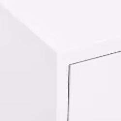 vidaXL Storage Cabinet White Steel Living Room Sideboard Cupboard Bookcase - Additional view 6