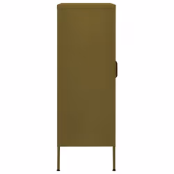 vidaXL Storage Cabinet Olive Green Steel Home Sideboard Cupboard Side Cabinet - Additional view 5