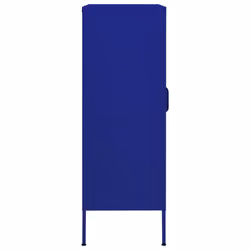 vidaXL Storage Cabinet Navy Blue Steel Home Sideboard Cupboard Side Cabinet - Additional view 5