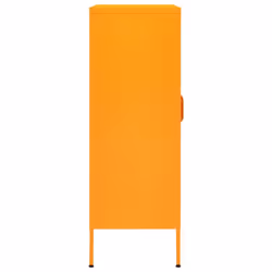 vidaXL Storage Cabinet Mustard Yellow Steel Sideboard Cupboard Side Cabinet - Additional view 5