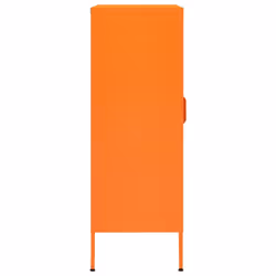 vidaXL Storage Cabinet Orange Steel Home Sideboard Cupboard Storage Cabinet - Additional view 4