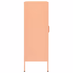 vidaXL Storage Cabinet Pink Steel Home Sideboard Cupboard Side Storage Cabinet - Additional view 5
