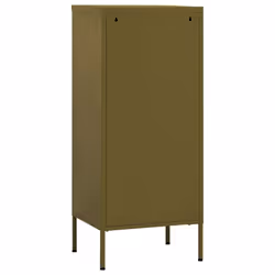 vidaXL Storage Cabinet Olive Green Steel Furniture Sideboard Side Cabinet - Additional view 5