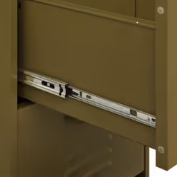 vidaXL Storage Cabinet Olive Green Steel Furniture Sideboard Side Cabinet - Additional view 8