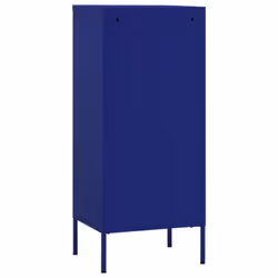 vidaXL Storage Cabinet Navy Blue Steel Home Furniture Sideboard Side Cabinet - Additional view 5