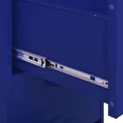 vidaXL Storage Cabinet Navy Blue Steel Home Furniture Sideboard Side Cabinet - Additional view 8