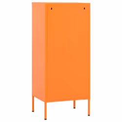 vidaXL Storage Cabinet Orange Steel Home Furniture Sideboard Side Cabinet - Additional view 5