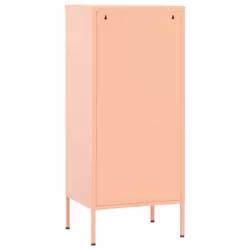 vidaXL Storage Cabinet Pink Steel Home Decor Furniture Sideboard Side Cabinet - Additional view 5