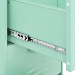 vidaXL Storage Cabinet Mint Steel Home Decor Furniture Sideboard Side Cabinet - Additional view 8
