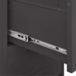 vidaXL Storage Cabinet Anthracite Steel Home Furniture Sideboard Side Cabinet - Additional view 8