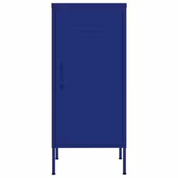 vidaXL Storage Cabinet Navy Blue Steel Home Cupboard Bookcase Book Cabinet - Additional view 3