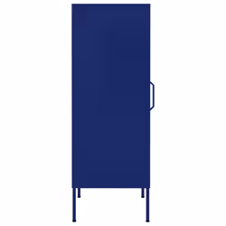 vidaXL Storage Cabinet Navy Blue Steel Home Cupboard Bookcase Book Cabinet - Additional view 4