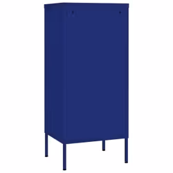 vidaXL Storage Cabinet Navy Blue Steel Home Cupboard Bookcase Book Cabinet - Additional view 5